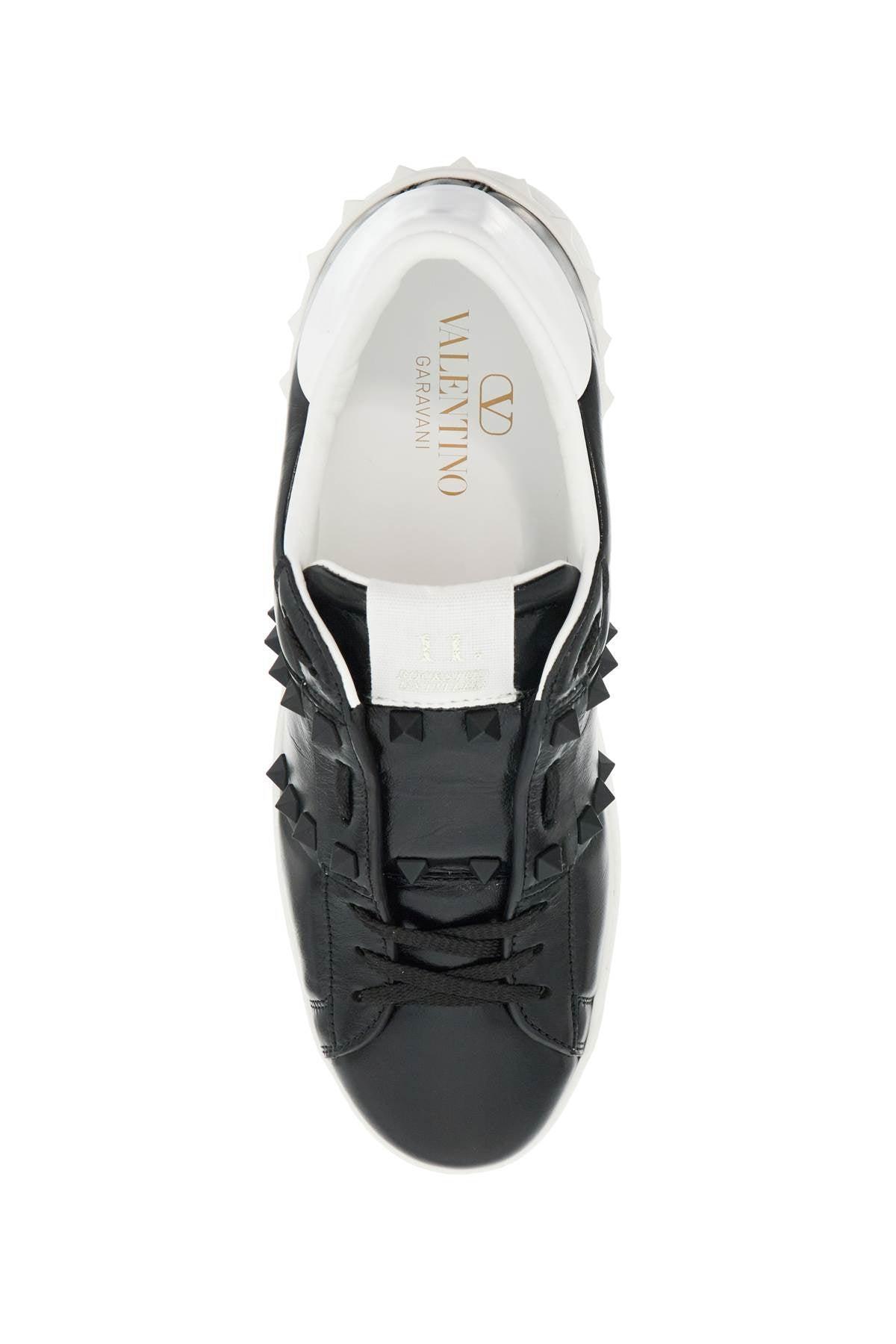 VALENTINO GARAVANI Women's Untitled Rockstud Sneakers In Black Product Image