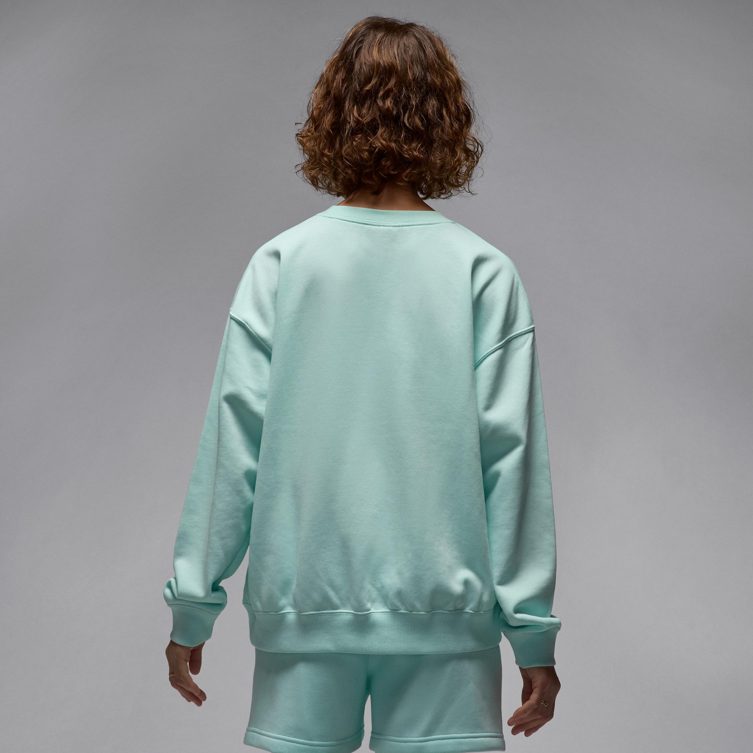 Womens Jordan Brooklyn Fleece French Terry Crew-Neck Sweatshirt | HJ1353-357 Product Image