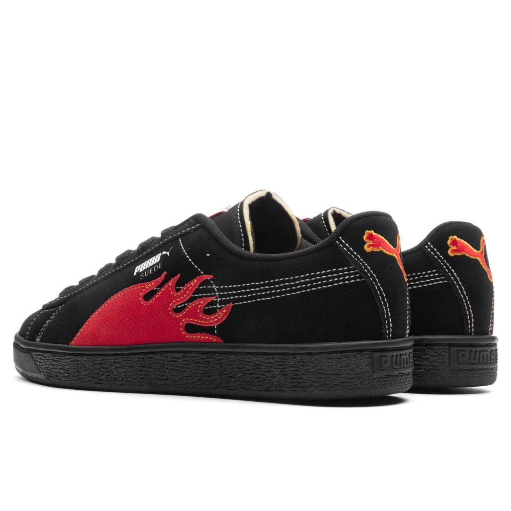 Puma x Butter Goods Suede Classic - Black/Red Male Product Image