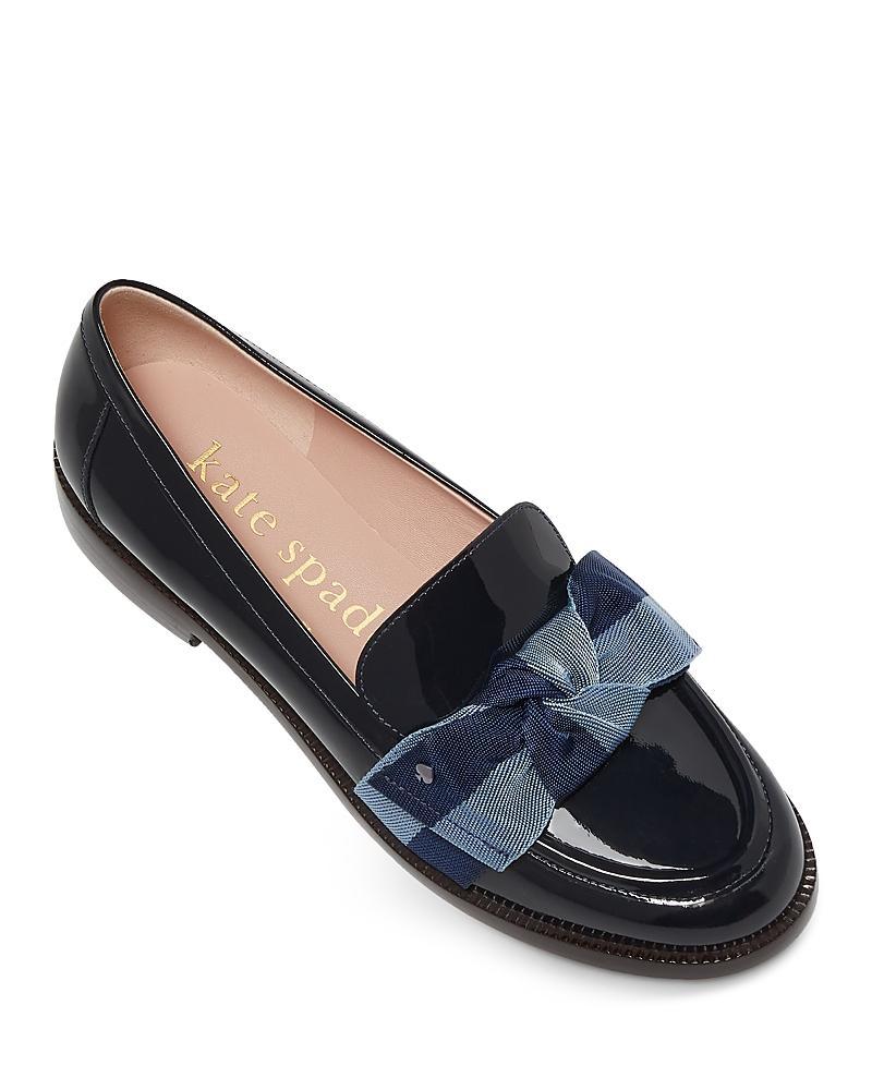 kate spade new york Leandra Bow Leather Loafers Product Image