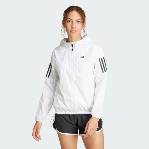 adidas Own The Run Jacket White M Womens Product Image