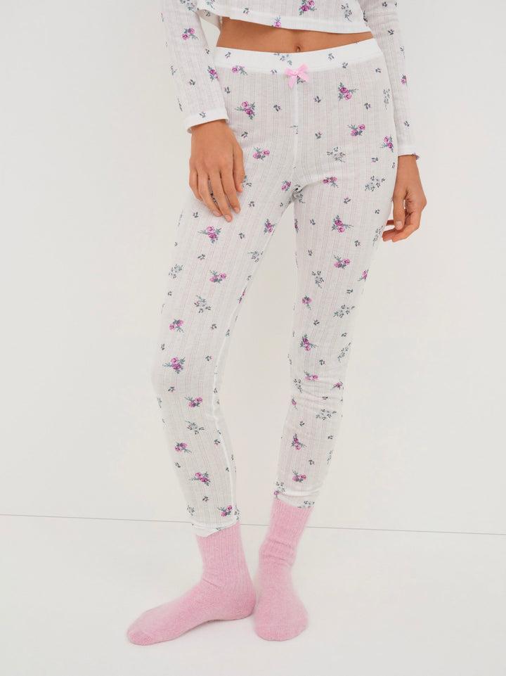 Pointelle Sleep Set — White Product Image