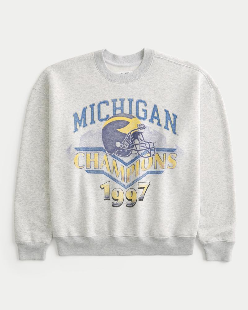 Northwestern Wildcats Graphic Crew Sweatshirt Product Image