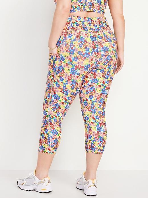 High-Waisted PowerSoft Crop Leggings Product Image