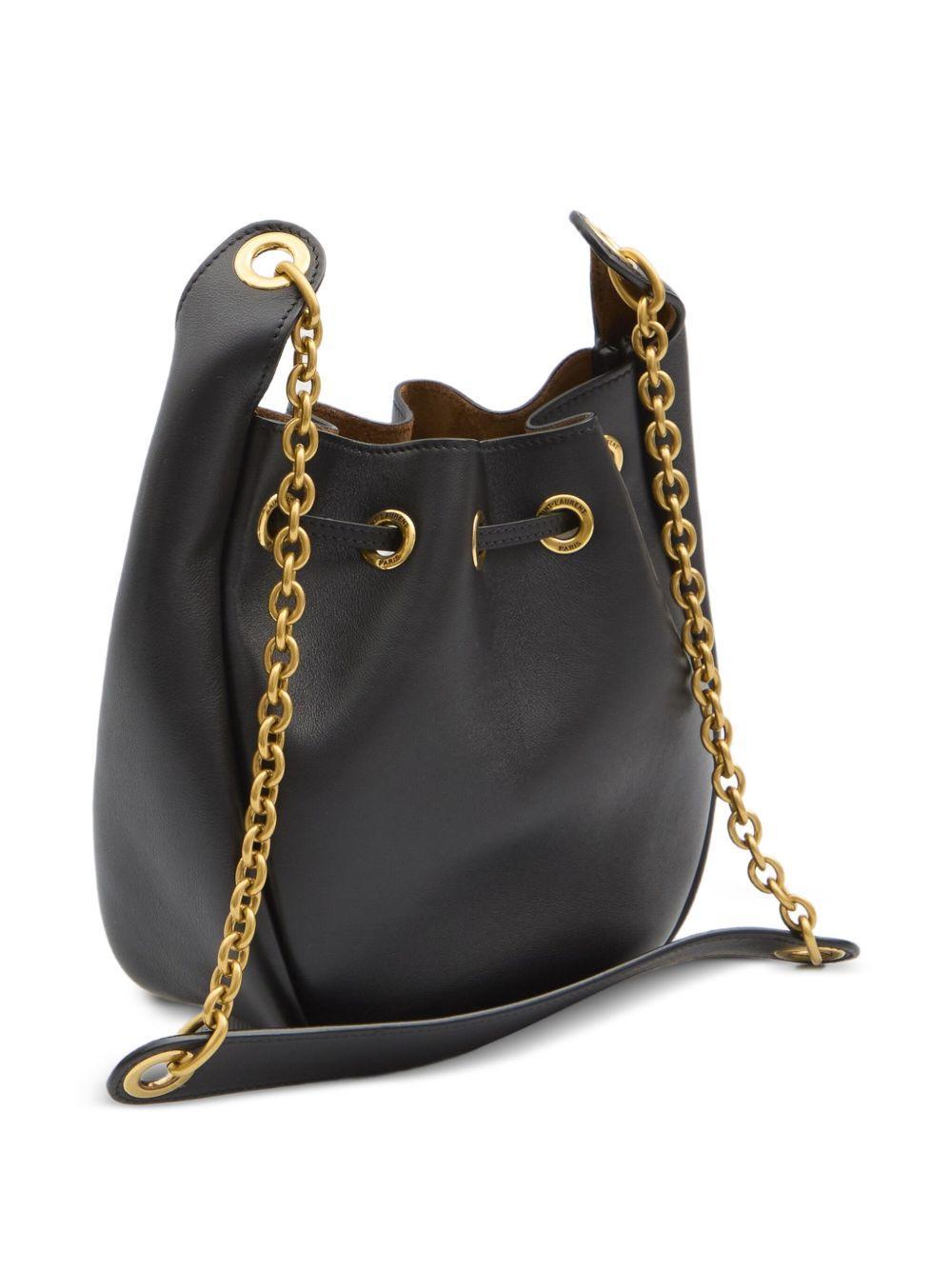 Cassandre drawstring leather shoulder bag Product Image