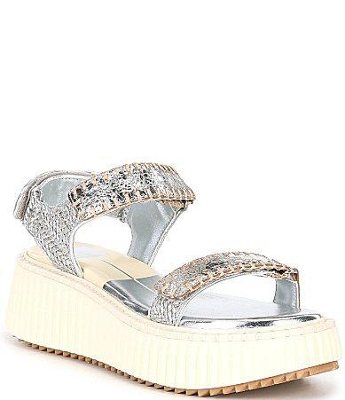 Dolce Vita Womens Debra Stitched Strappy Platform Sandals Product Image