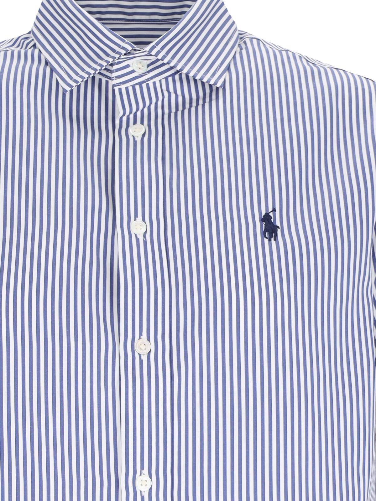 POLO RALPH LAUREN Striped Shirt In Navy Product Image