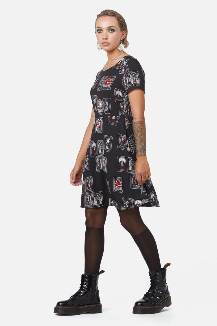 Tarot Spread Print Dress Product Image