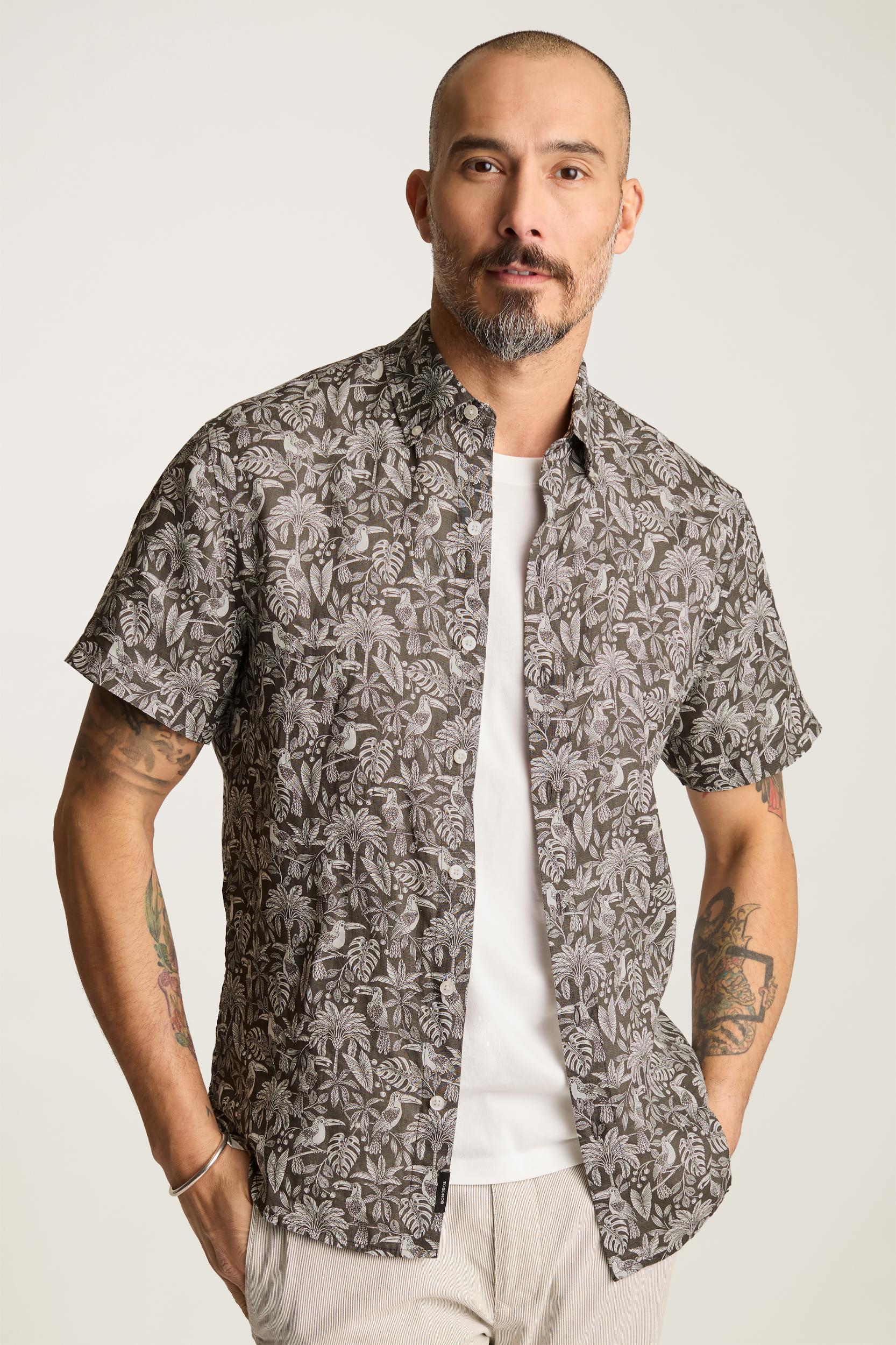 Riviera Linen Short Sleeve Shirt Product Image