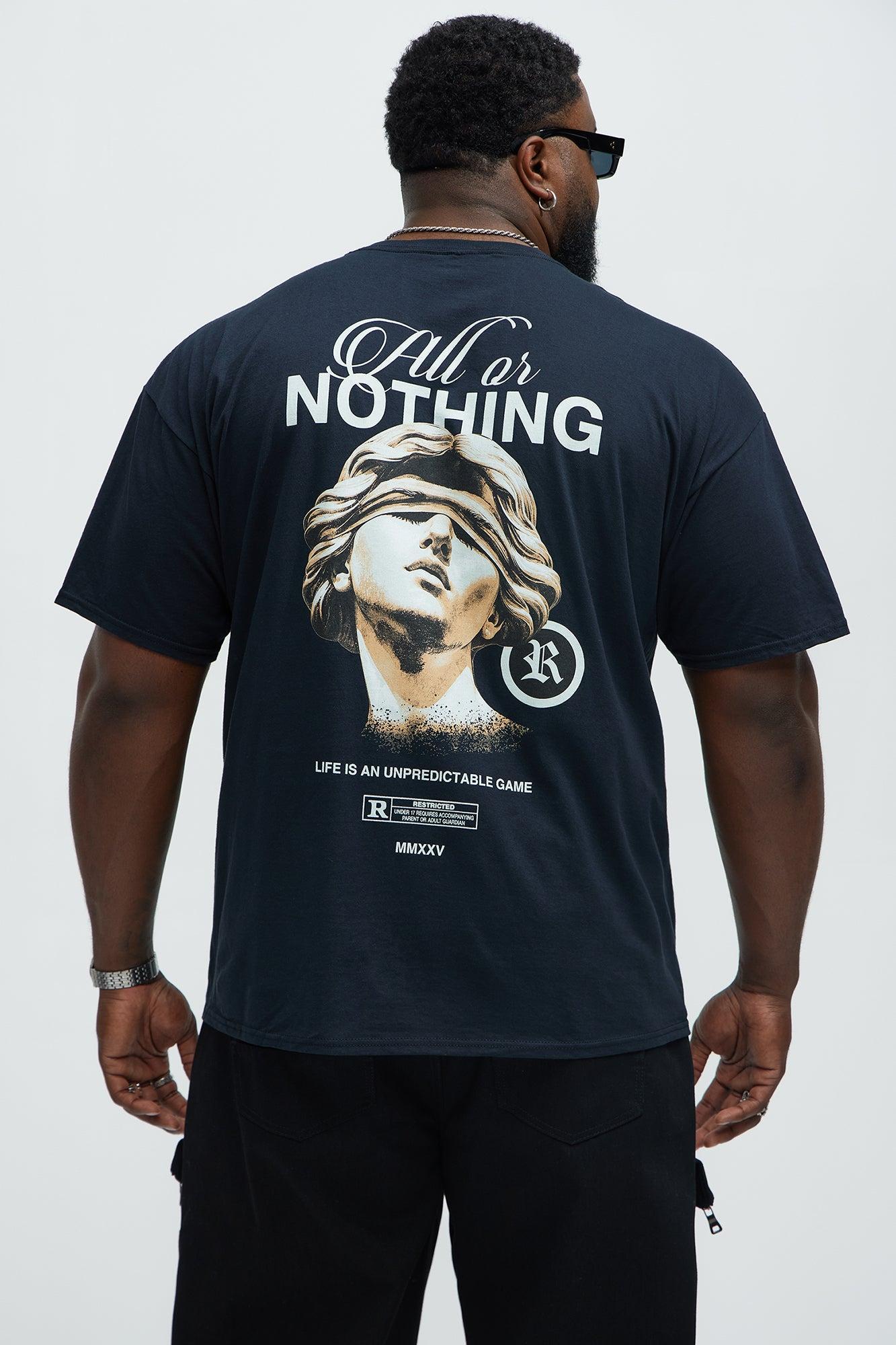 Life Is Unpredictable Short Sleeve Tee - Black Product Image