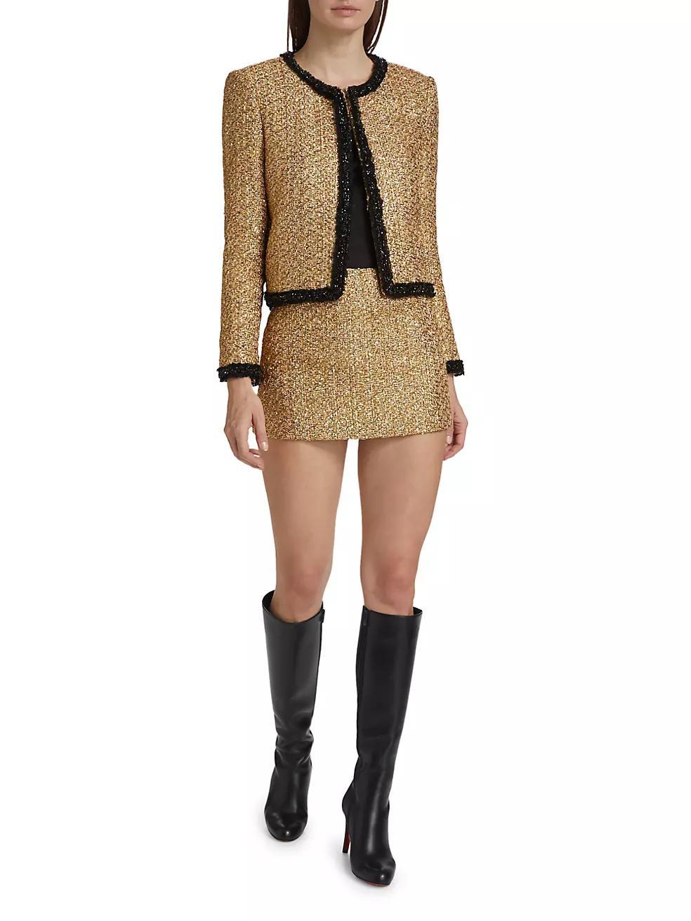 Rubi Tweed Micro Miniskirt Product Image