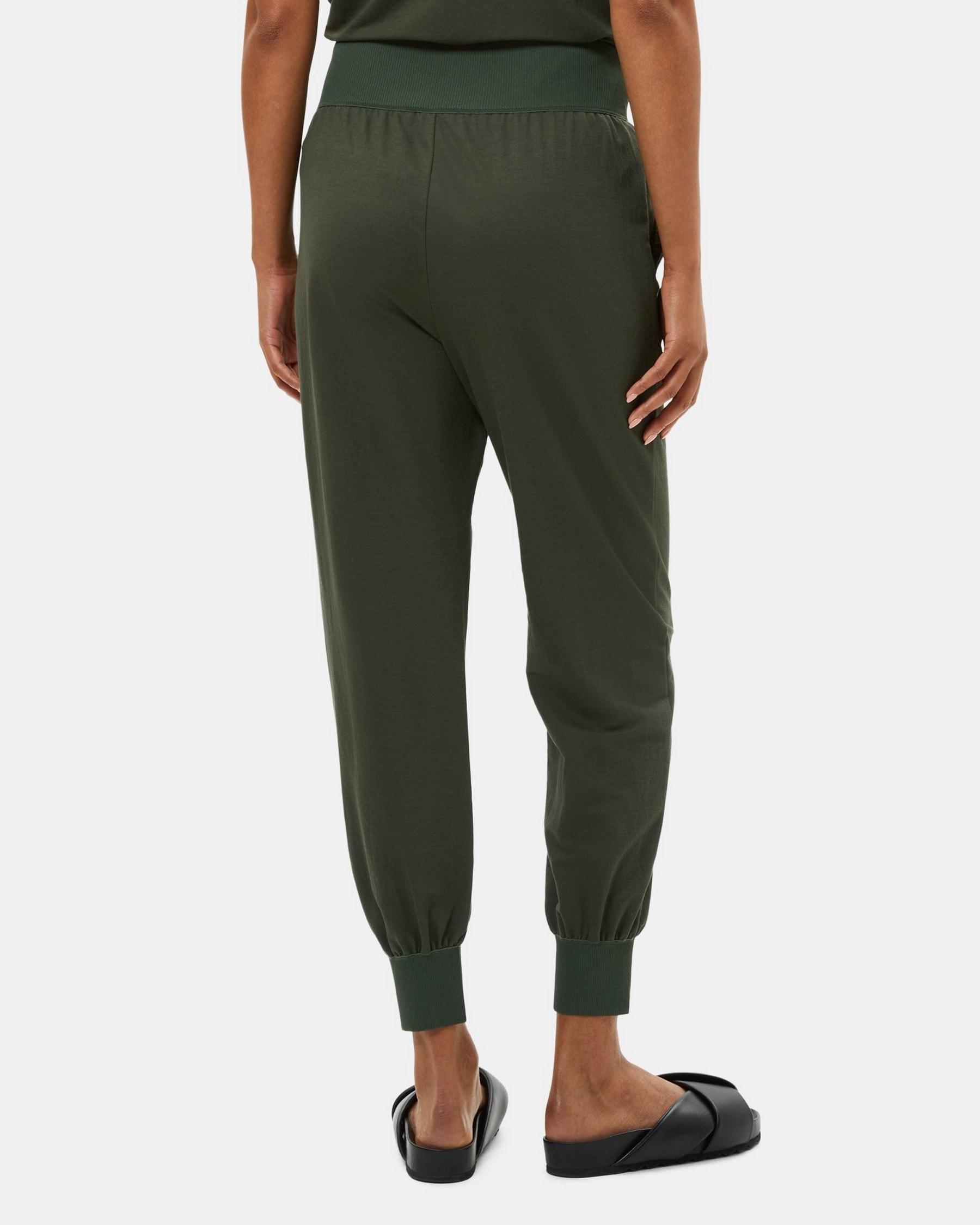 Jogger Pant in Drapey Piqué Product Image