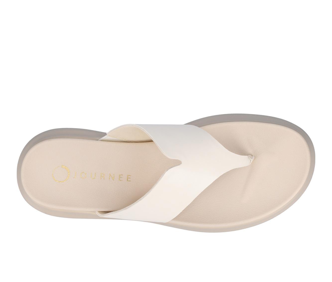 Women's Journee Collection Carah Platform Flip-Flops Product Image