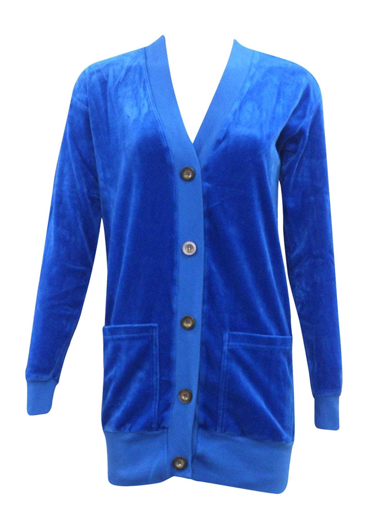 Hard Tail Velour Long Cardigan V-183 Product Image