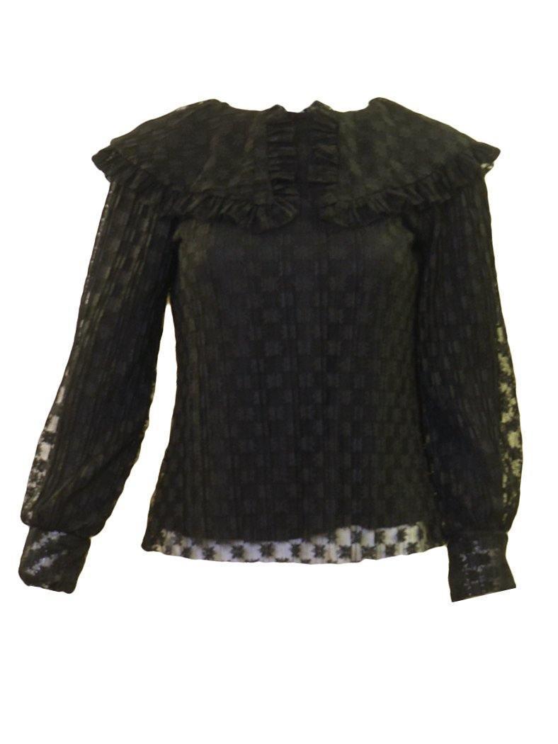 Miss Issippi Ruffle Collar Blouse Product Image