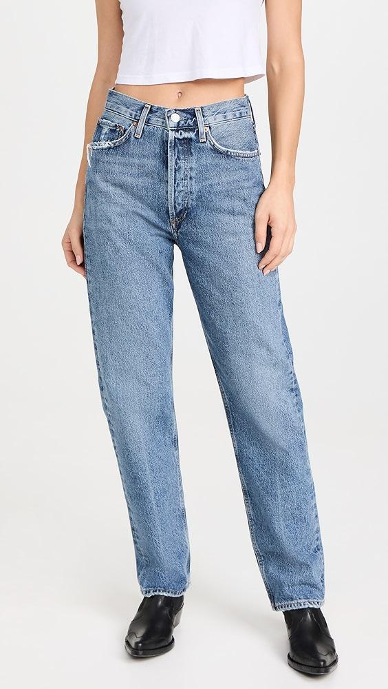 AGOLDE 90s Mid Rise Straight Jeans | Shopbop Product Image