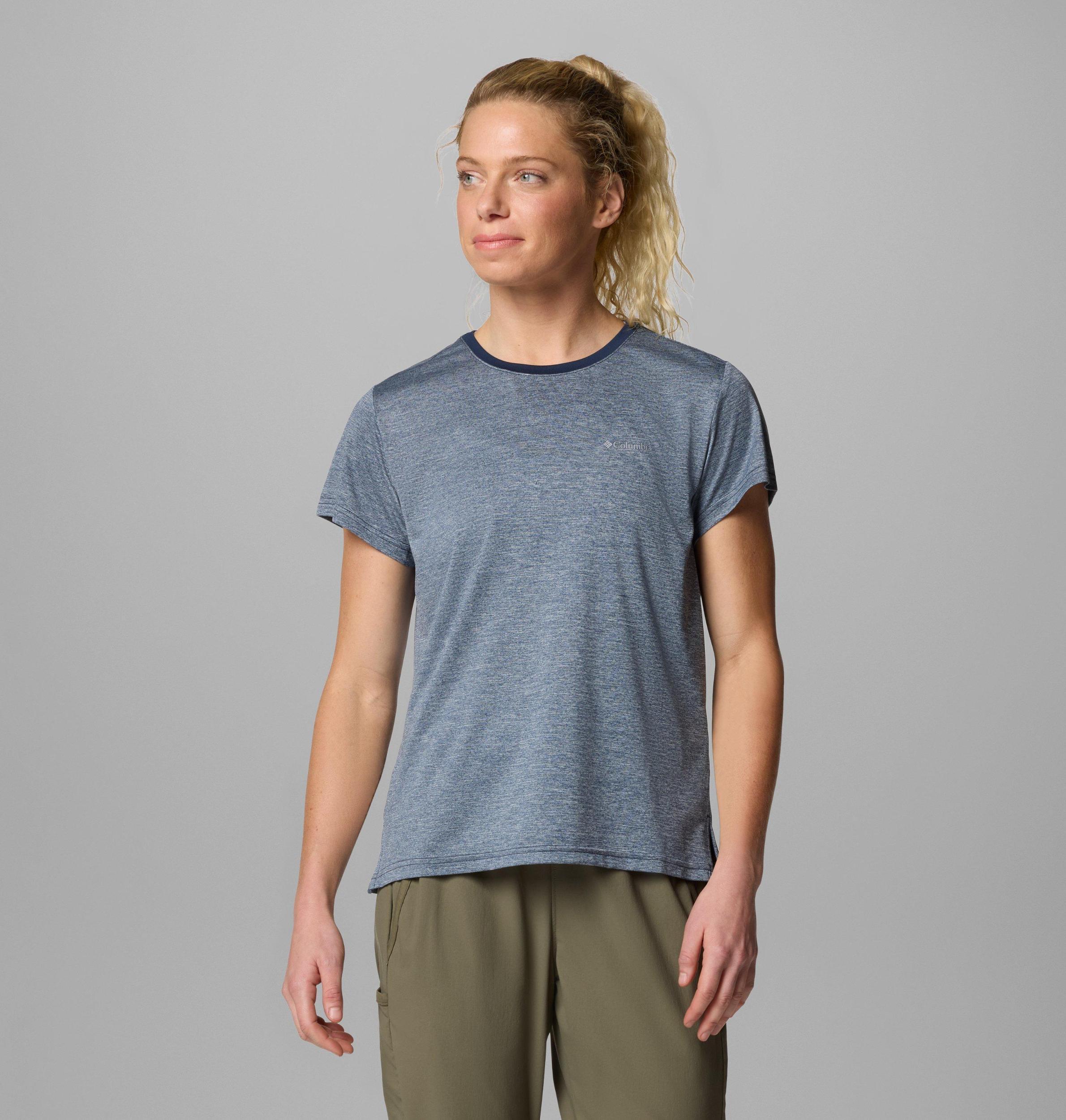 Columbia Womens Vista Hill Short Sleeve Crew Shirt- Product Image