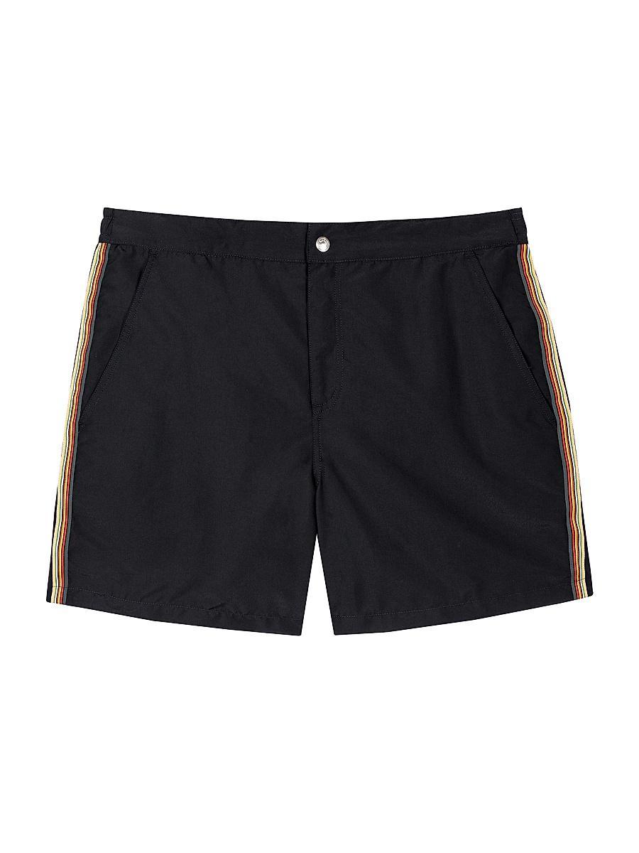 Mens Side Striped Swim Shorts Product Image