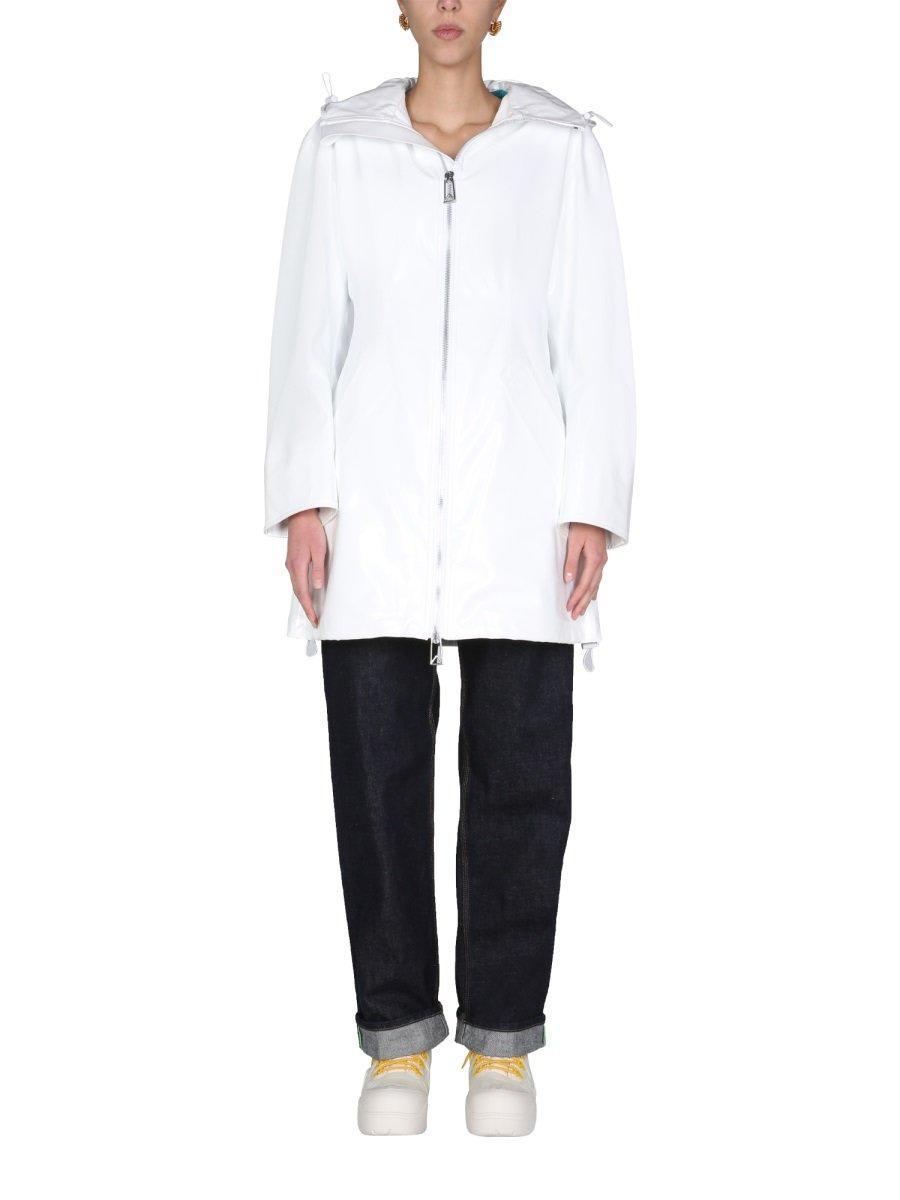 BOTTEGA VENETA Hooded Parka In White Product Image