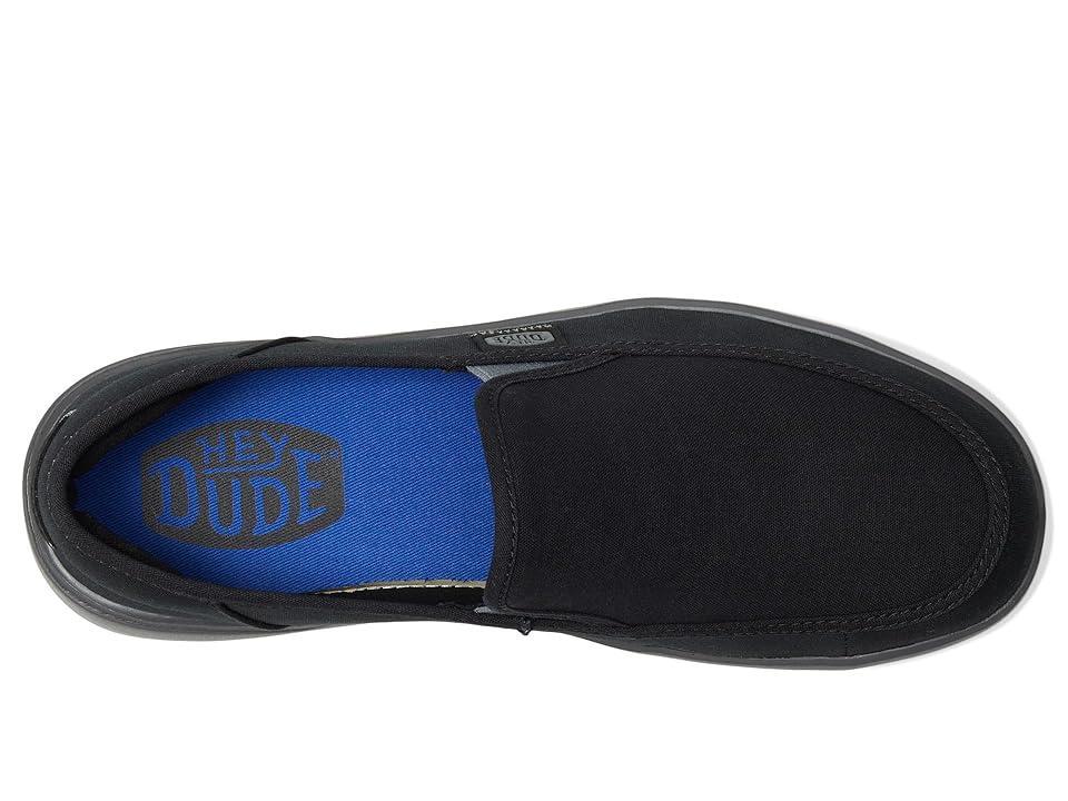 Hey Dude Sunapee Canvas Charcoal) Men's Shoes Product Image