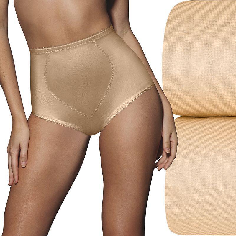 Bali 2-Pack Firm Control Tummy Panel Shaping Brief Panty X710, Womens Product Image