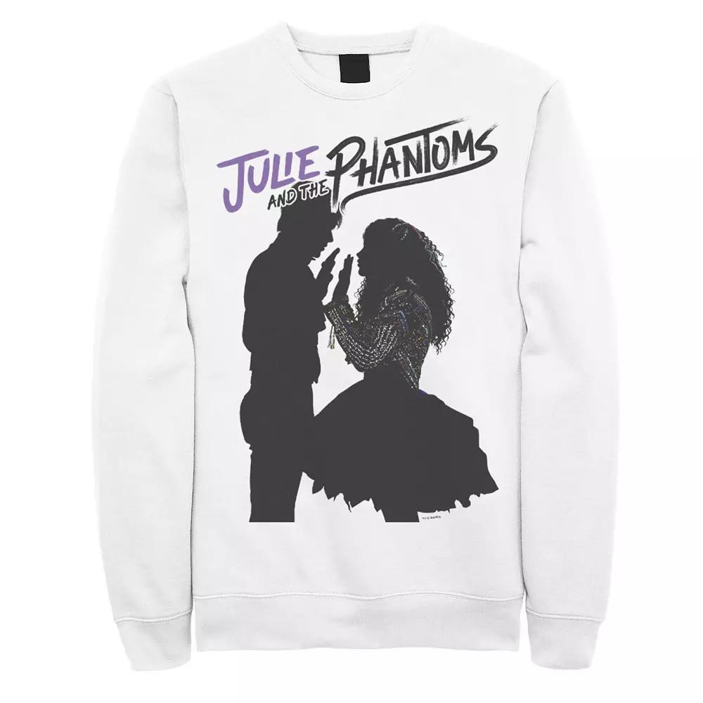 Men's Julie And The Phantoms Silhouettes Sweatshirt, Size: Small, White Product Image