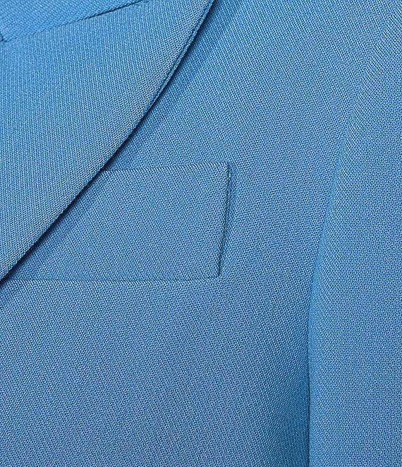 KARL LAGERFELD PARIS Coordinating Woven Peak Lapel Long Sleeve One-Button Jacket Product Image