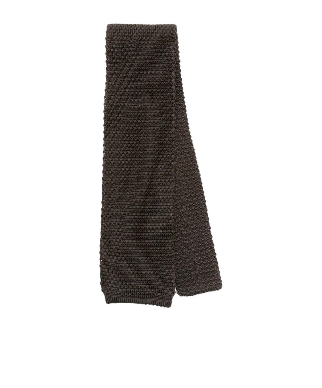 BRUNELLO CUCINELLI Silk Tie In Black Product Image