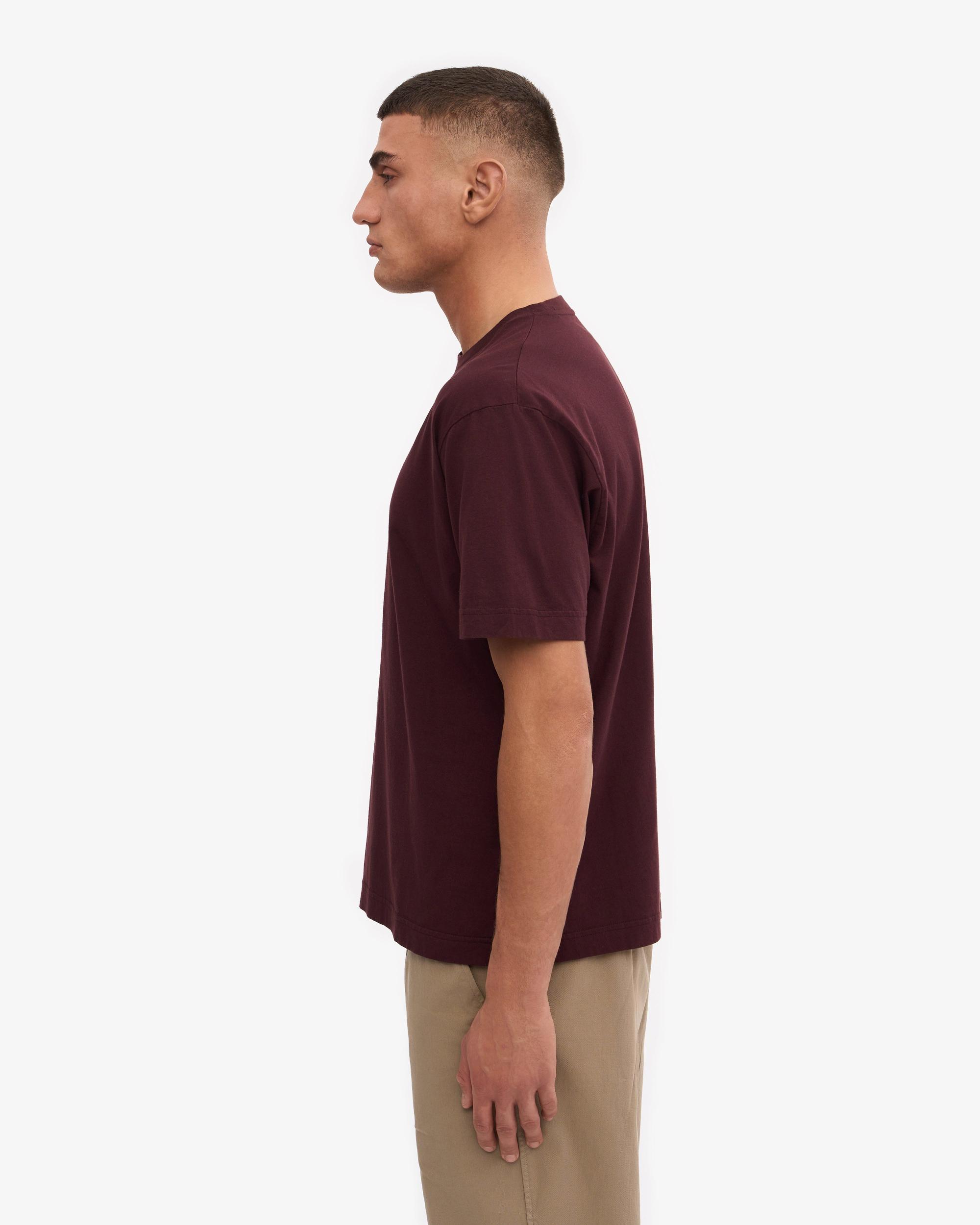 Oversized Organic T-Shirt - Magenta Blaze Product Image
