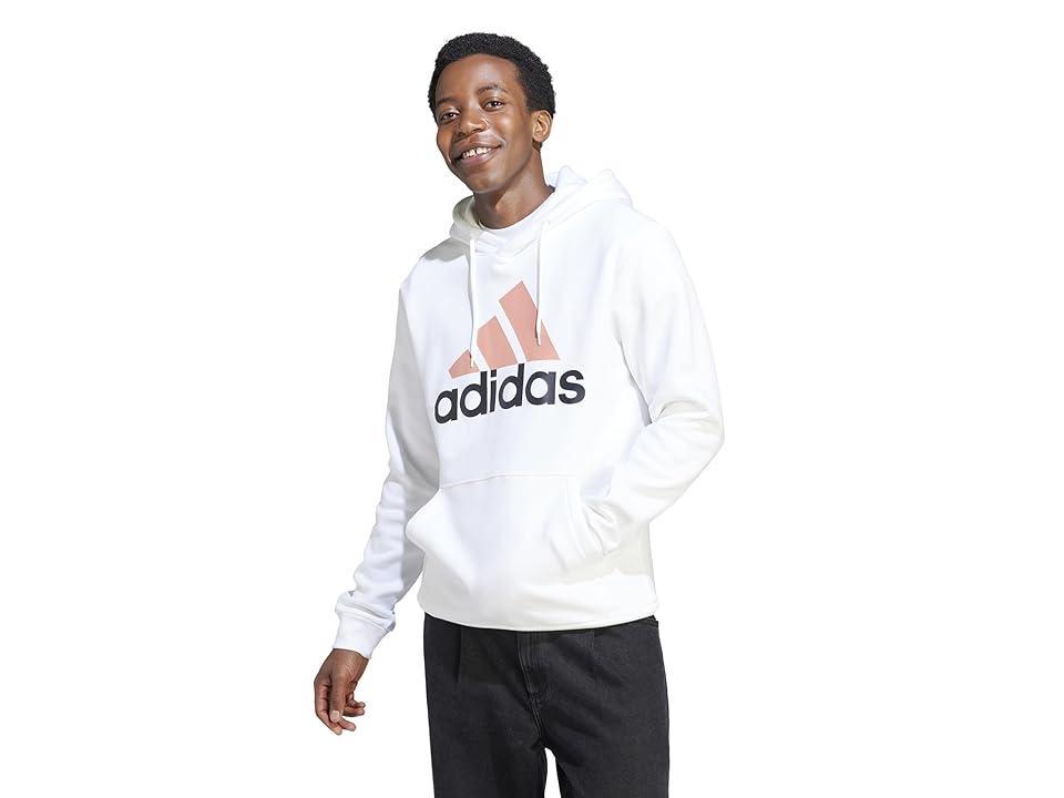 Mens adidas Essential Big Logo Fleece Hoodie Product Image