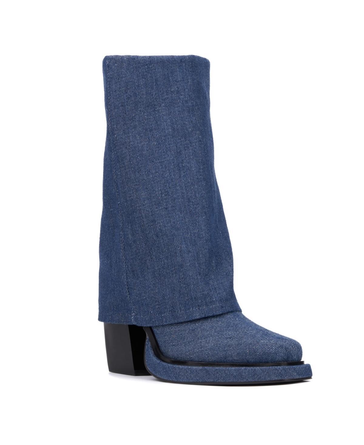 Olivia Miller Virgo Womens Tall Boots Blue Product Image