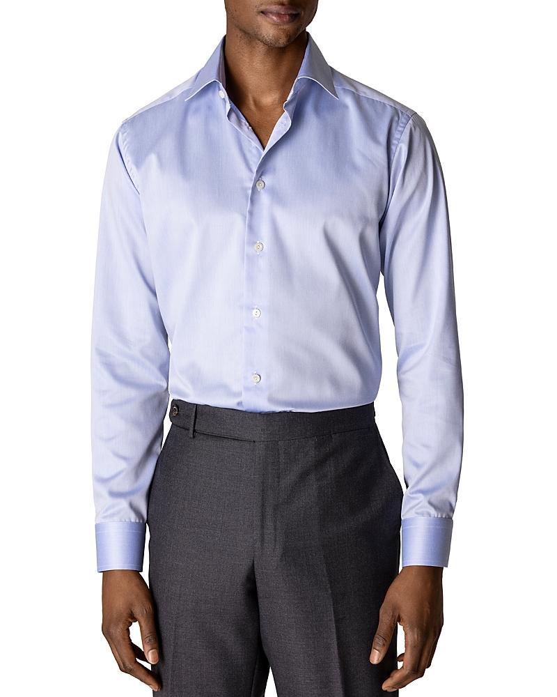 Mens Contemporary-Fit Twill Dress Shirt Product Image