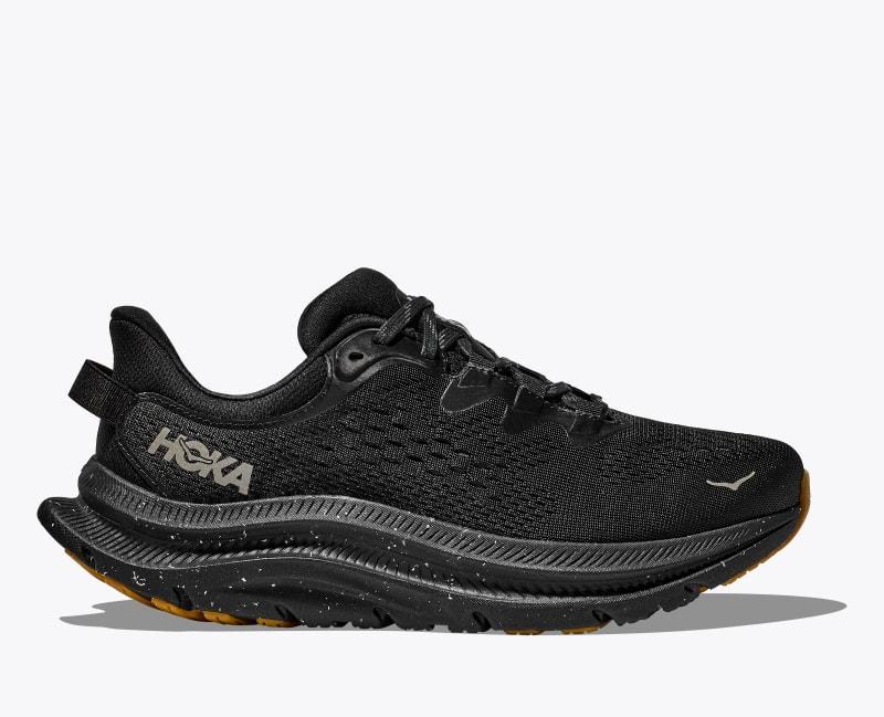 HOKA Mens Kawana 2 Shoes in Black/White, Size 8.5 Product Image