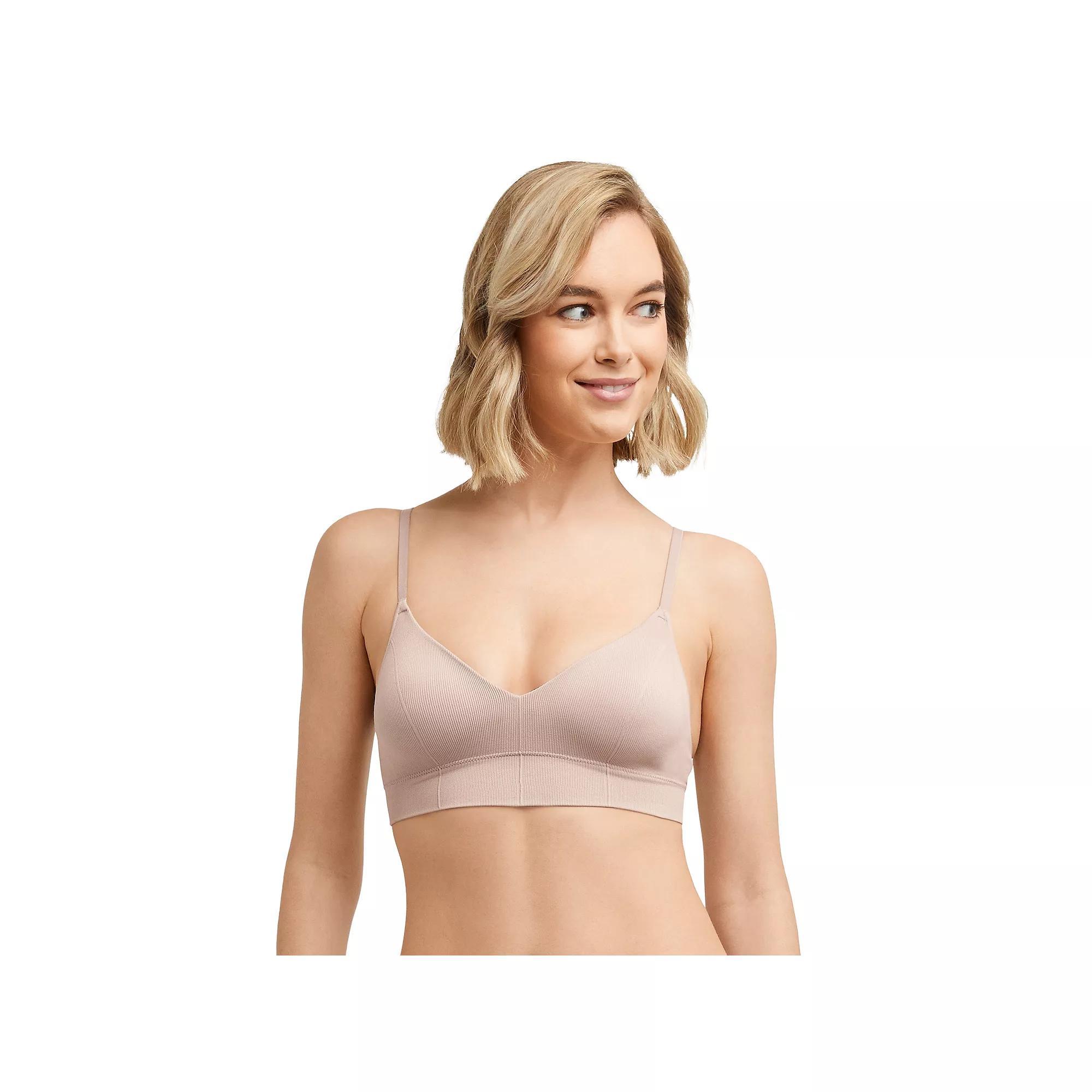 Maidenform® M Wireless Stretch Rib Bralette DM2303, Women's, Size: XL, Evening Blush Product Image