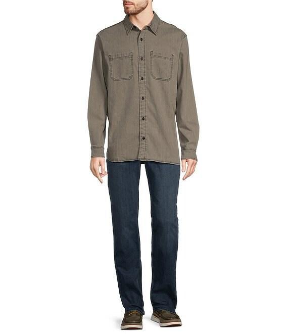 L.L.Bean Beanflex Performance Stretch Denim Long Sleeve Woven Shirt Product Image