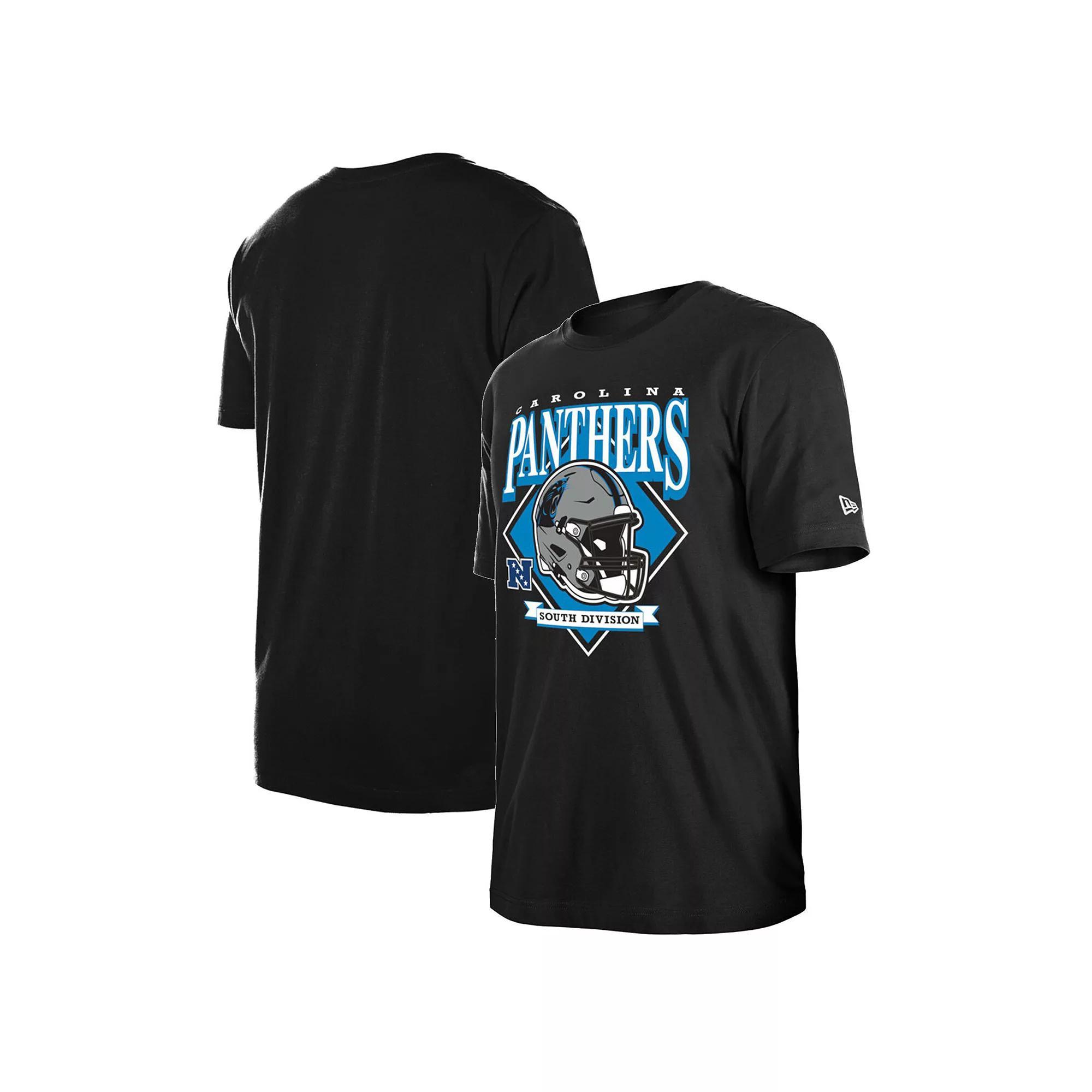 Men's New Era Black Carolina Panthers Team Logo T-Shirt, Size: XL Product Image