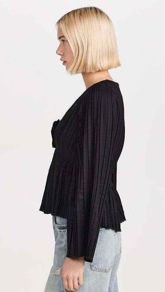 Sea Nomi Solid Rosette Top | Shopbop Product Image