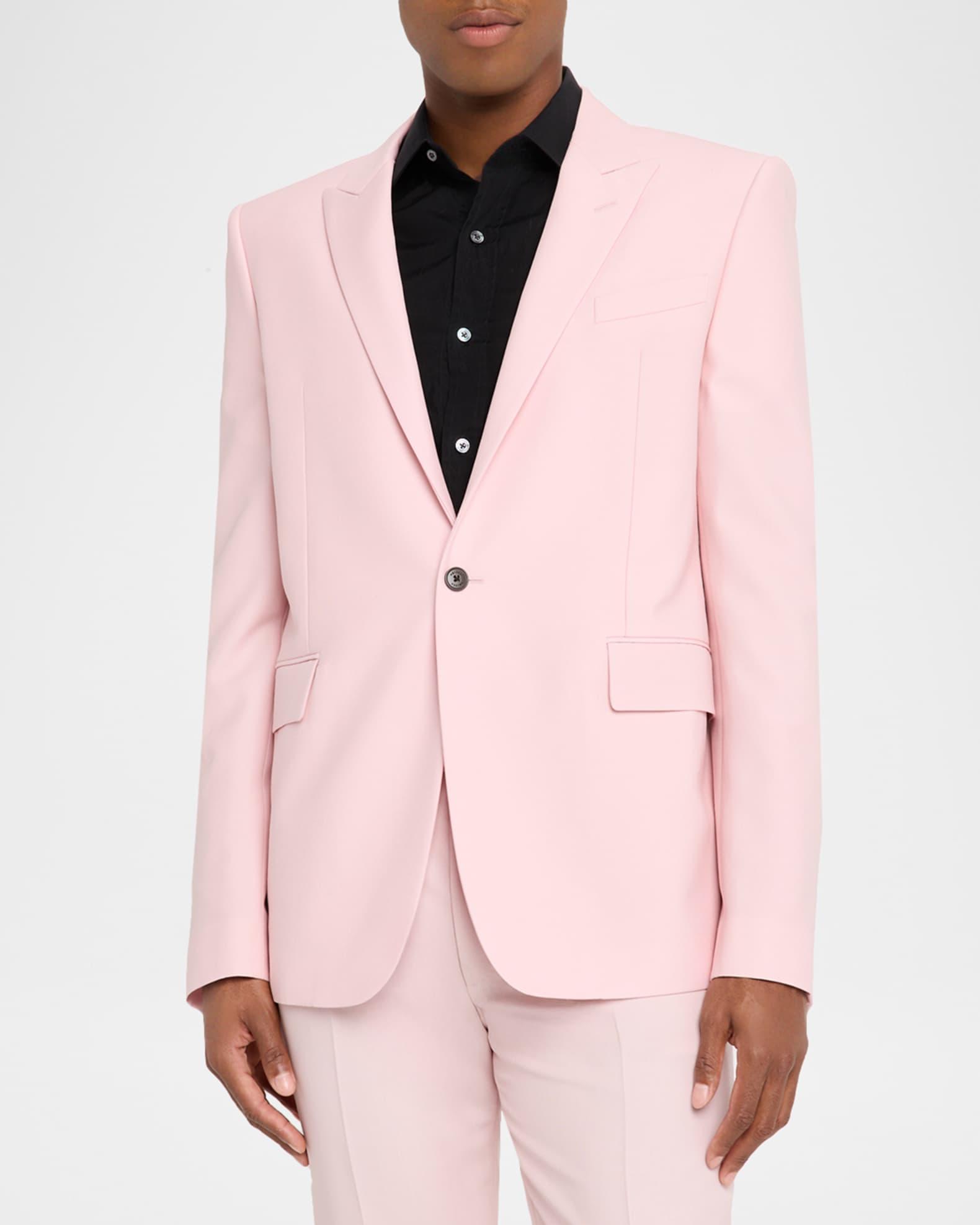 Men's Wool and Mohair Peak-Lapel Tuxedo Jacket Product Image