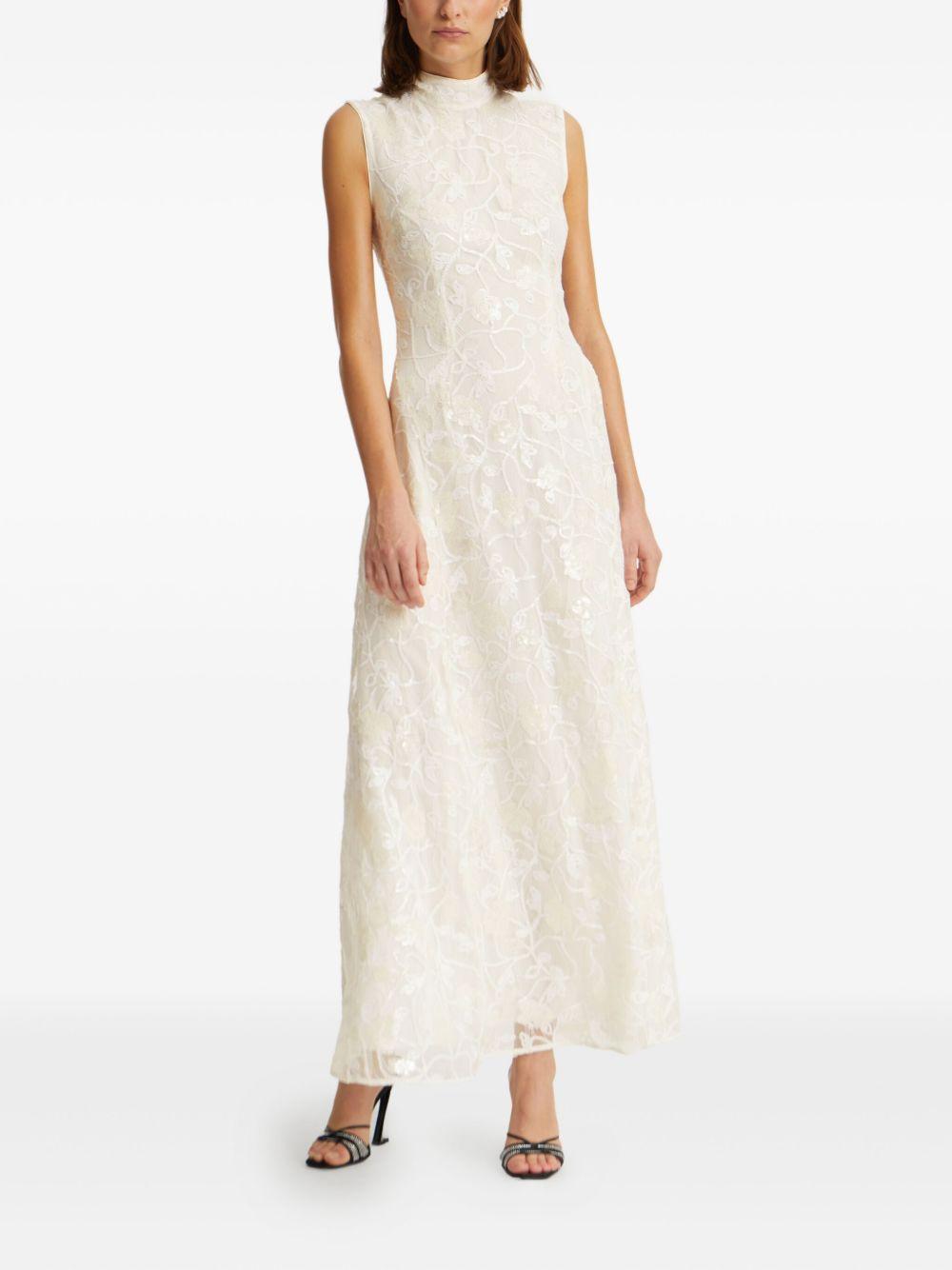 sequin-lace maxi dress Product Image