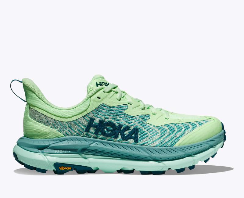 HOKA Womens Mafate Speed 4 Shoes in Deep Teal/Water Garden, Size 6 Product Image