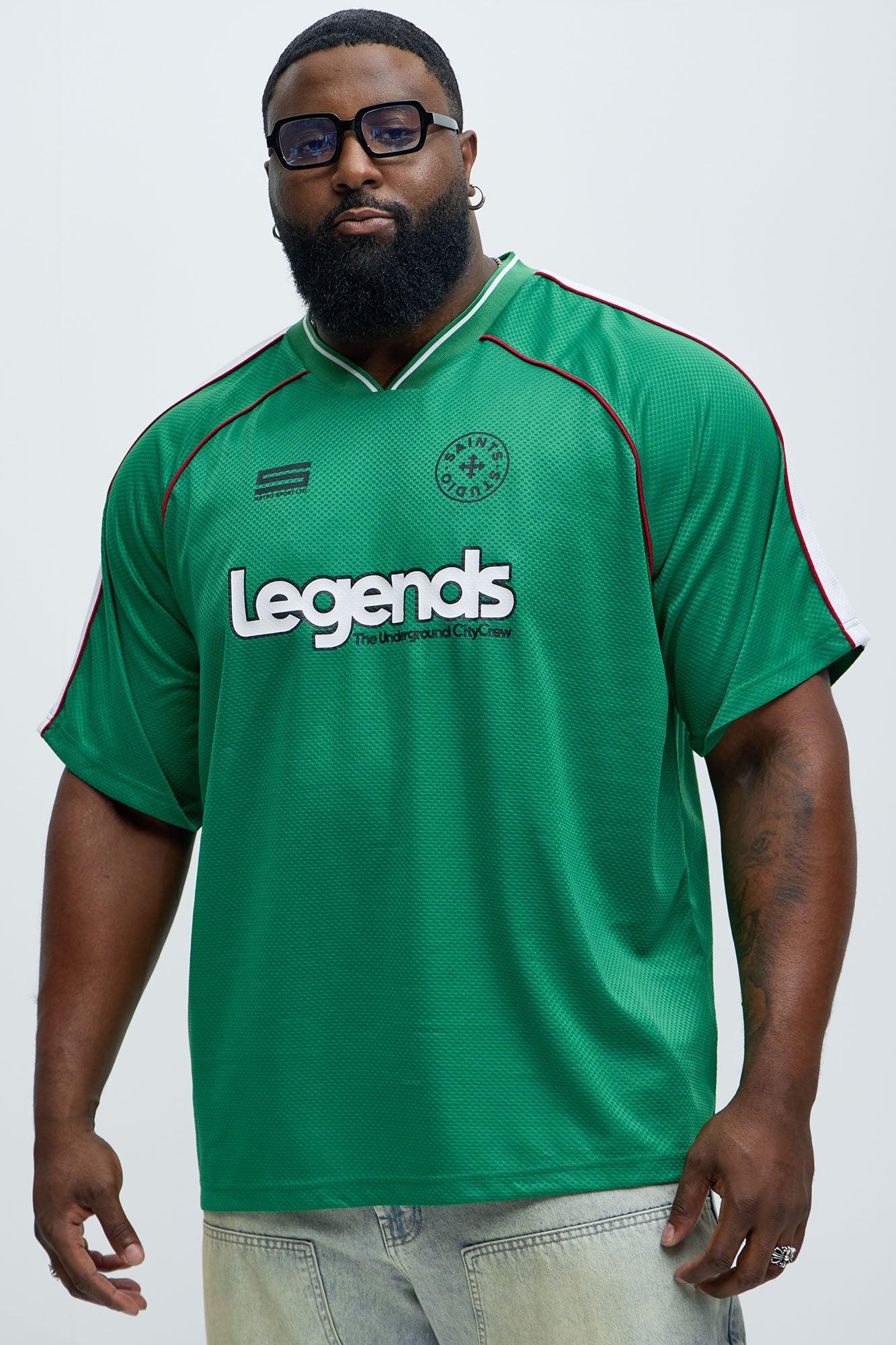 Legends V-Neck Soccer Jersey - Green Product Image