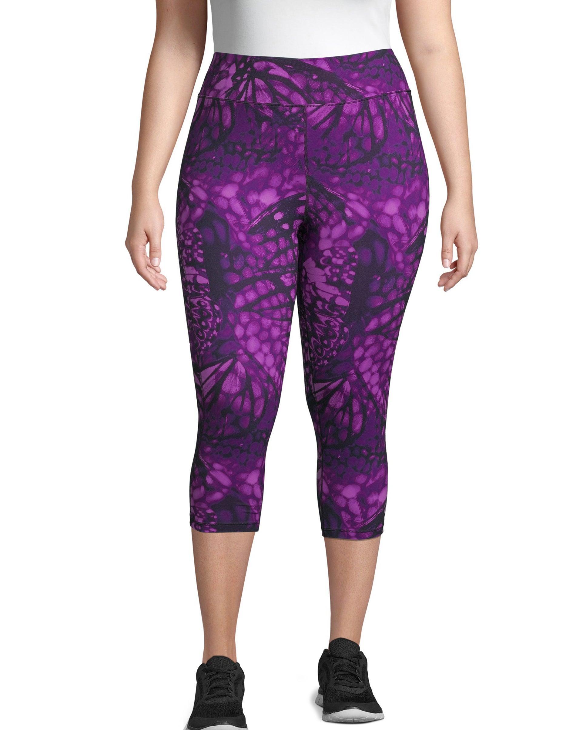 Hanes Just My Size Womens Active Capri Leggings, 20 (Plus ) Granite Heather 4X Product Image