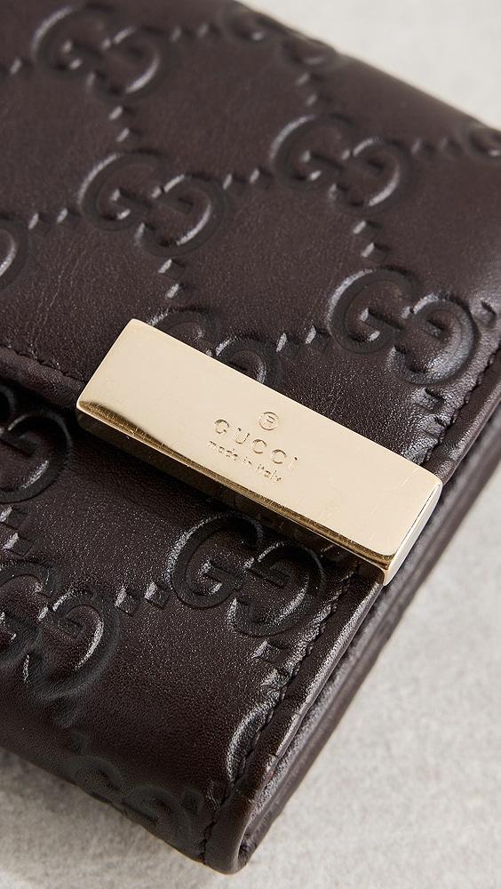 What Goes Around Comes Around Gucci Brown Guccissima Wallet on Chain | Shopbop Product Image