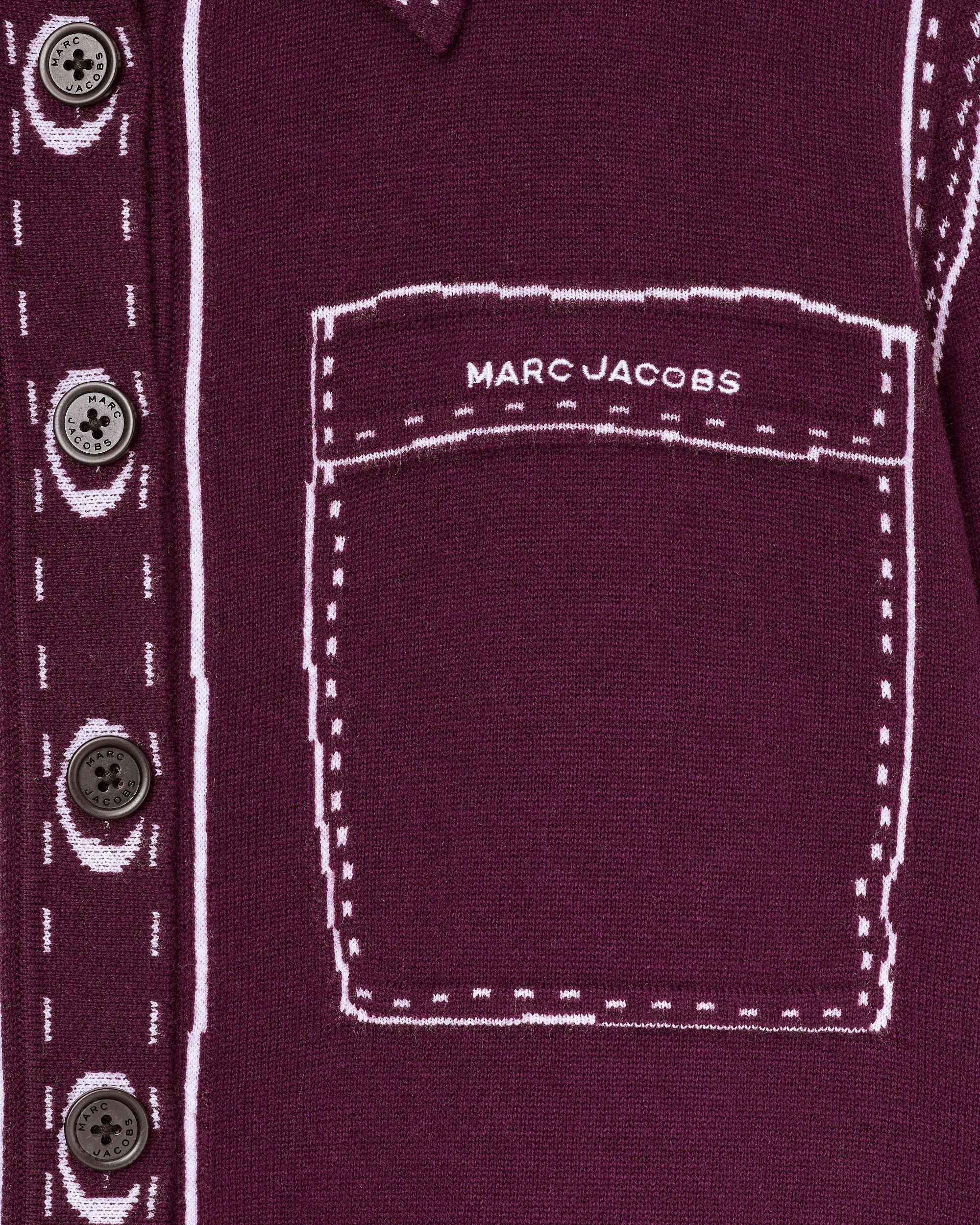 Trompe L'Oeil Knit Button Down Product Image