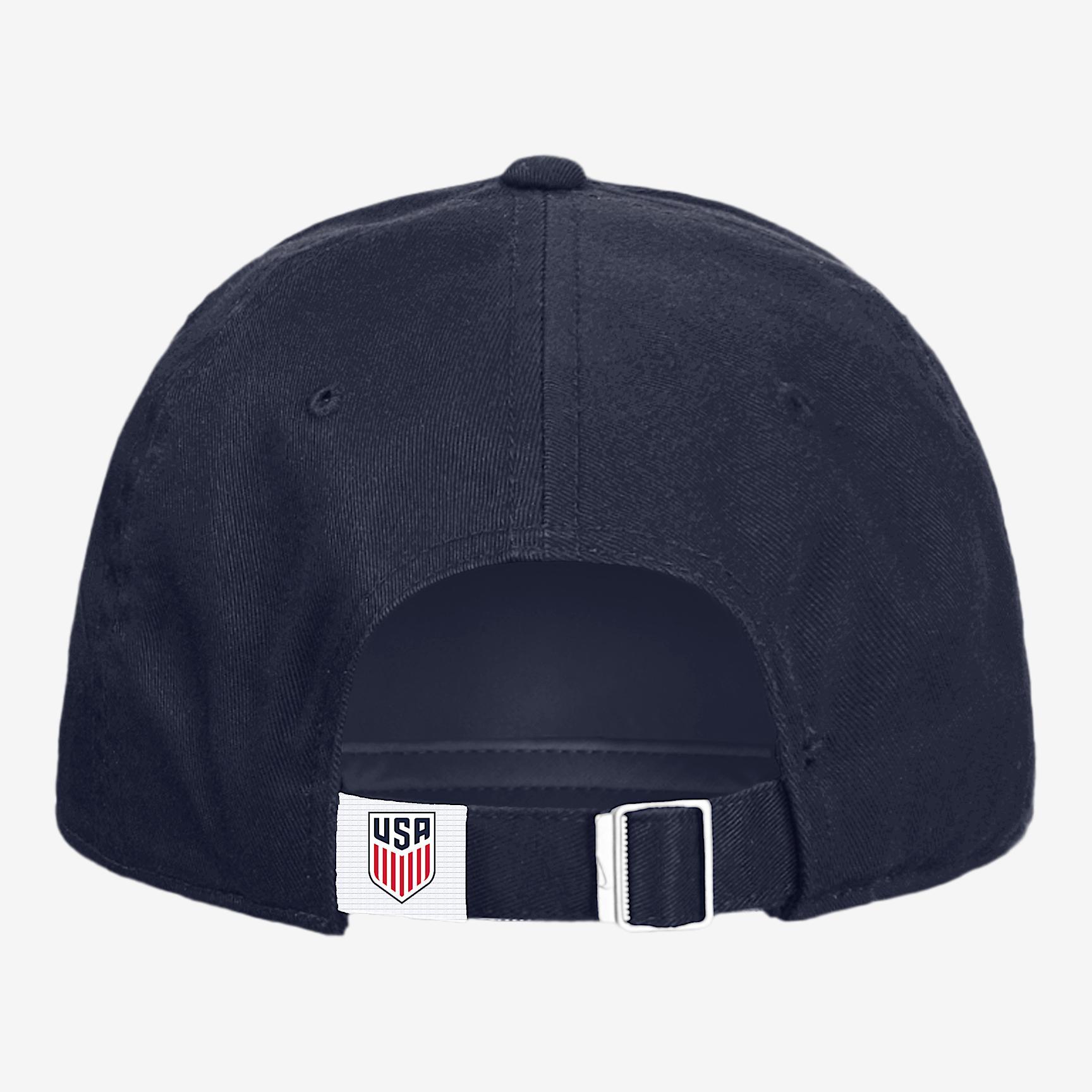 USMNT Club Nike Unisex Soccer Adjustable Cap | C16675USMS-NVY Product Image