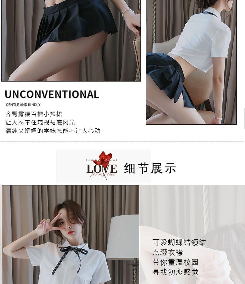 School Uniform Lingerie Costume Set Product Image