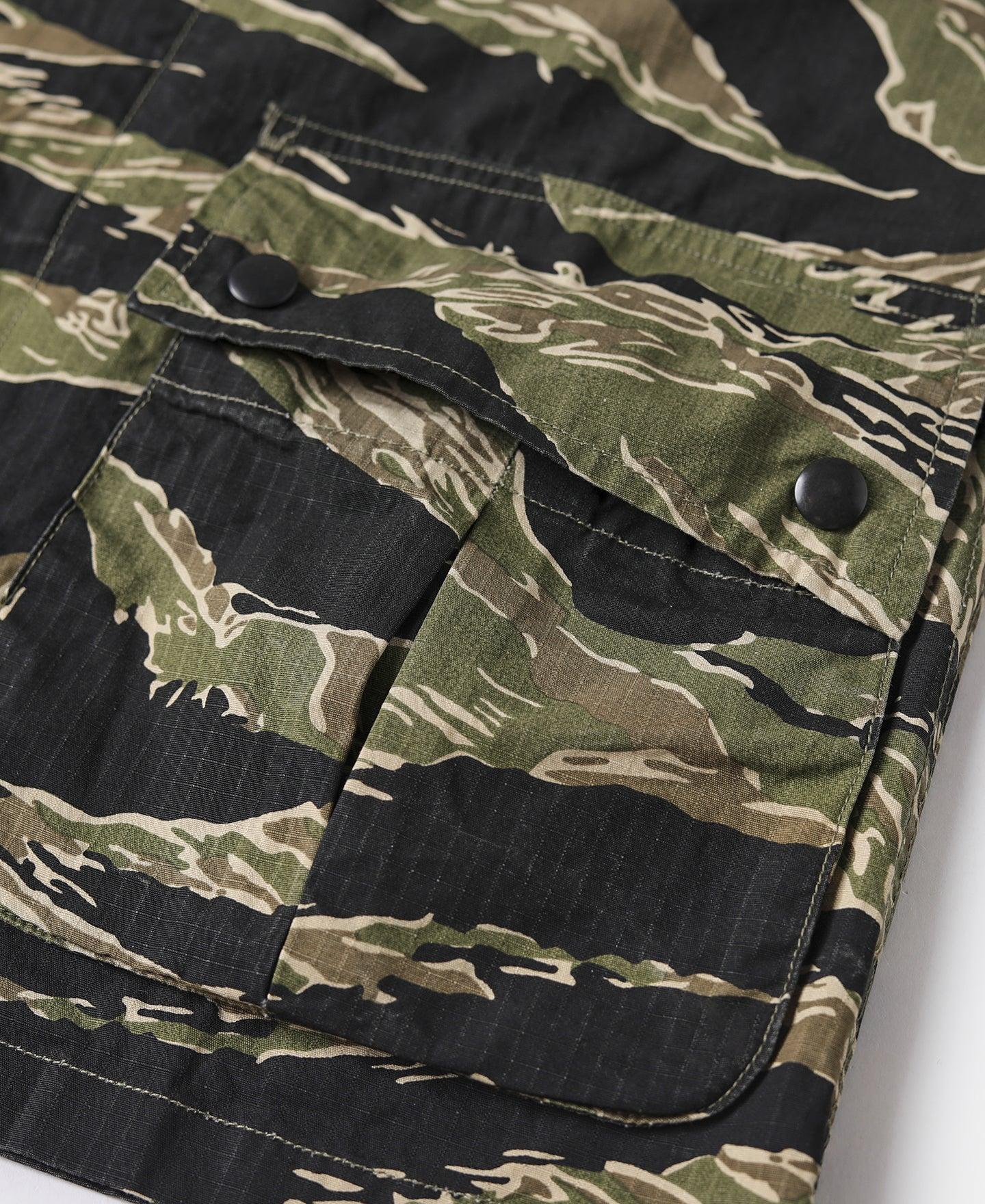 Tiger Stripe Camo Tropical Jungle Fatigue Jacket Product Image