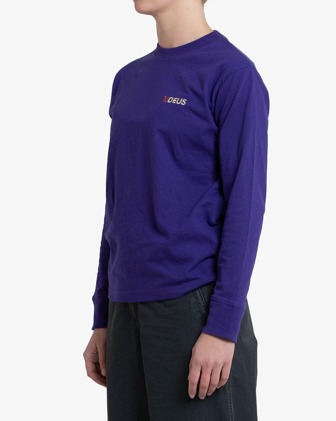 Foxtrot Long Sleeve Tee - Deep Blue Product Image