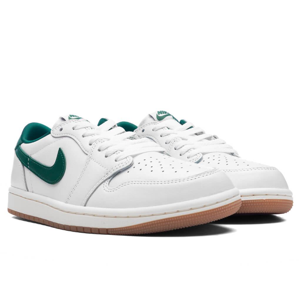 Air Jordan 1 Retro Low OG Women's - White/Oxidized Green/Sail Female Product Image