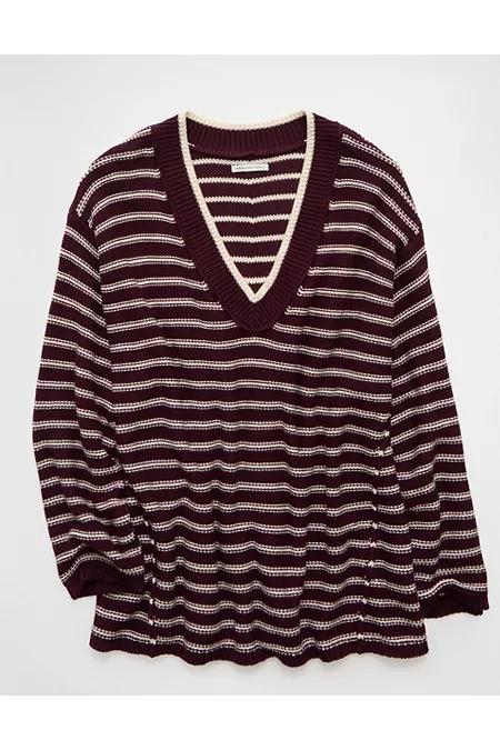 AE Big Hug V-Neck Sweater Womens Product Image